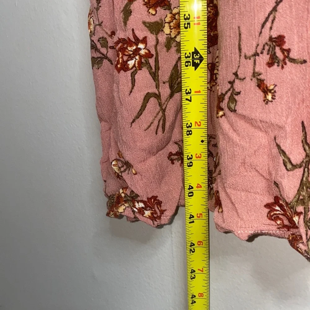 🎱Blush Pink Floral tie dress! - Picture 6 of 9